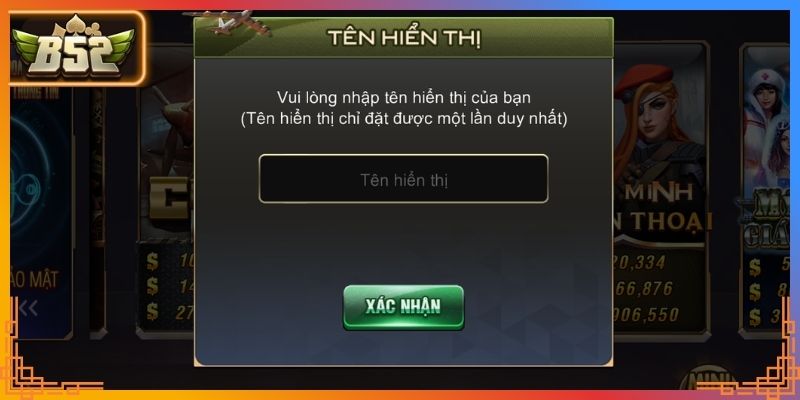 Điều khoản sử dụng B52 về tài khoản người chơi