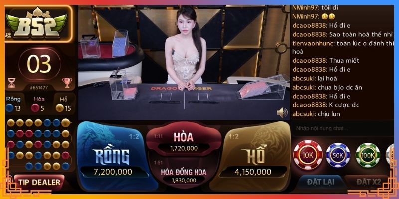 Tìm hiểu về game Rồng Hổ B52
